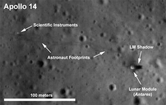 Apollo 14 footsteps