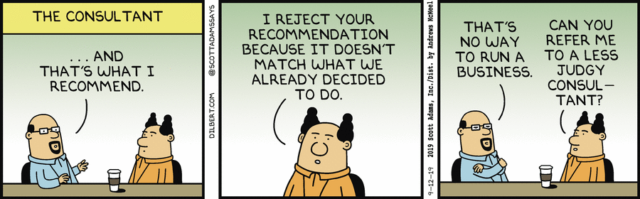 Dilbert Job Interview Cartoon